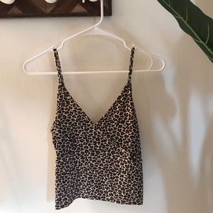 Urban Outfitters Cheetah Print Tank